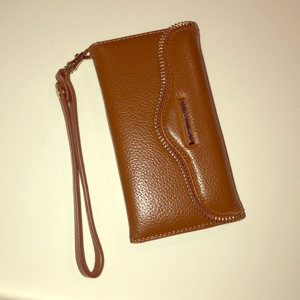 Rebecca Minkoff casemate leather wristlet